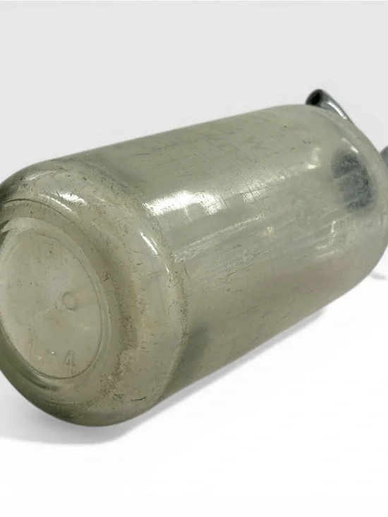 Antique J.D. Fox Brooklyn NY Soda Seltzer Siphon Fulton Bottling Etched Glass - Picture 10 of 11